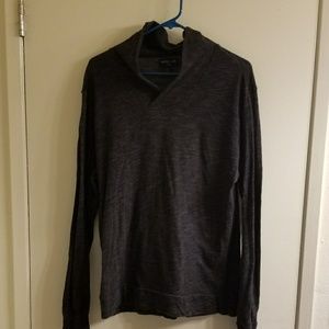 Men's pullover. Dark grey.